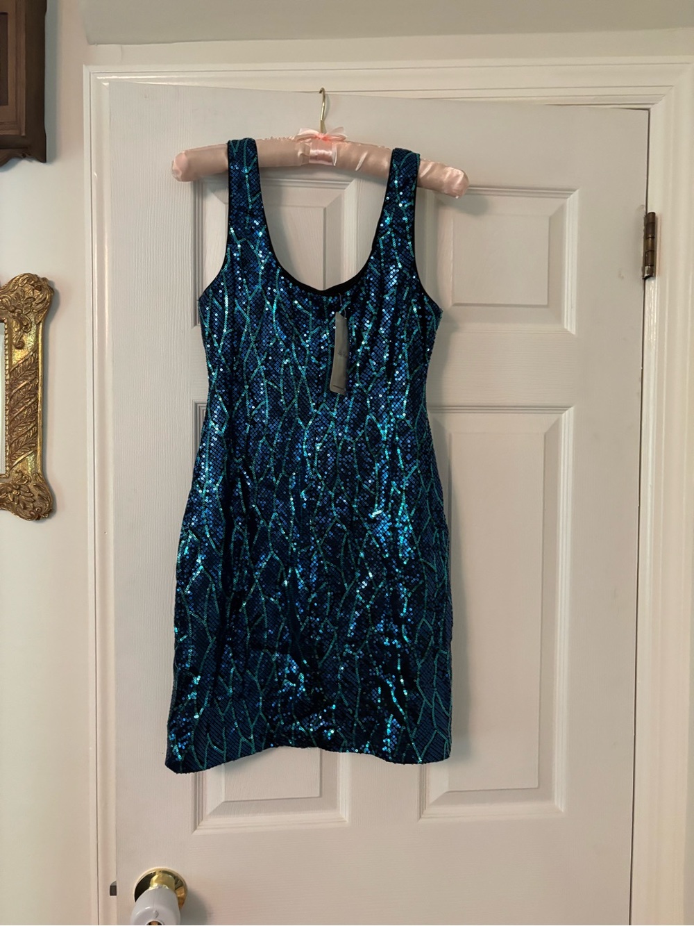 Juniors Sequin Tank Dress